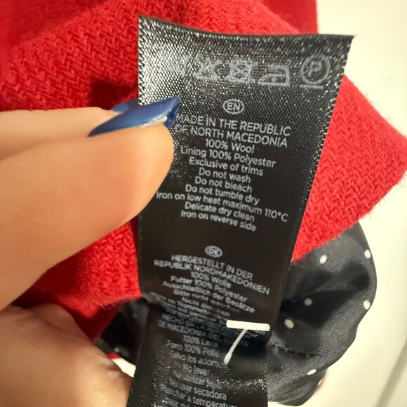 Hobbs Hackness Wool Jacket - Raspberry 10 - Picture 8 of 8